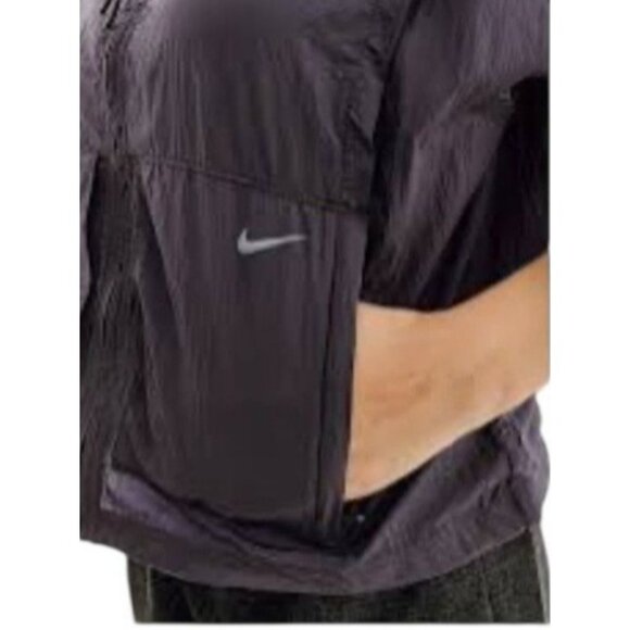 Nike Training City Ready Repel Navy Short Sleeve Jacket Vest Women's Large NEW - Picture 6 of 13